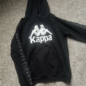 Kappa hoodie black size XL
